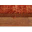 Tapis de couloir orange orange noué à la main 3 x 10