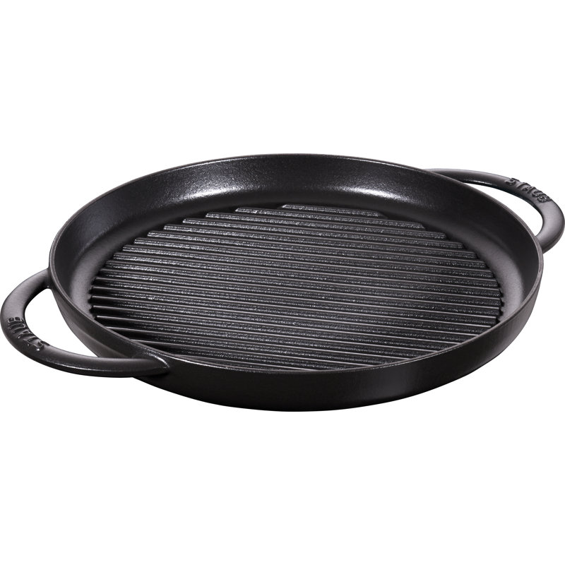STAUB Cast Iron Pure Grill, 30cm, Black