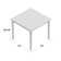 Table de bar en bois Samya