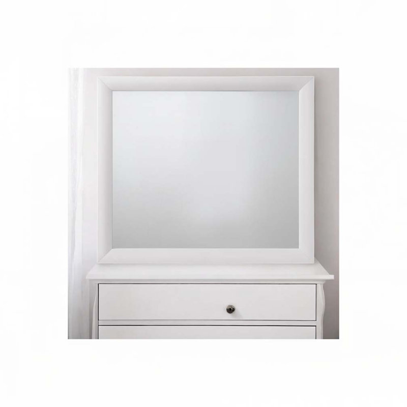 Miroir blanc, 35 po x 39 po