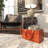 Oleander Real Leather Magazine Rack