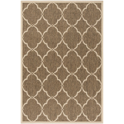 Miesha Performance Abstract Indoor/Outdoor Area Rug
