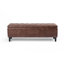 Faux Leather Accent Trunk