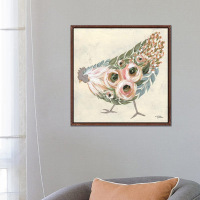 Astrid The Hen by Michele Norman - Print on Canvas