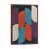 Classic Brown Wood Floater Framed