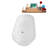 59" Streamline Soaking Freestanding Tub and Tray With Internal Drain-101686928