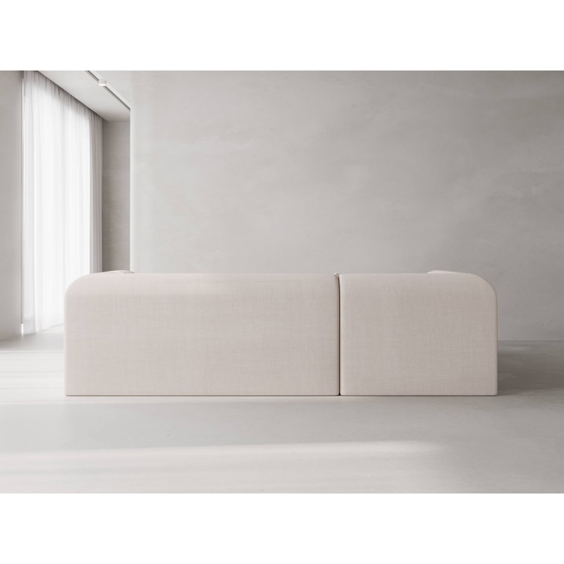 Méridienne modulaire Baldwin, Mélange de polyester ivoire Nevis