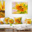 Coussin décoratif à imprimé floral tournesol-89810773-29882142
