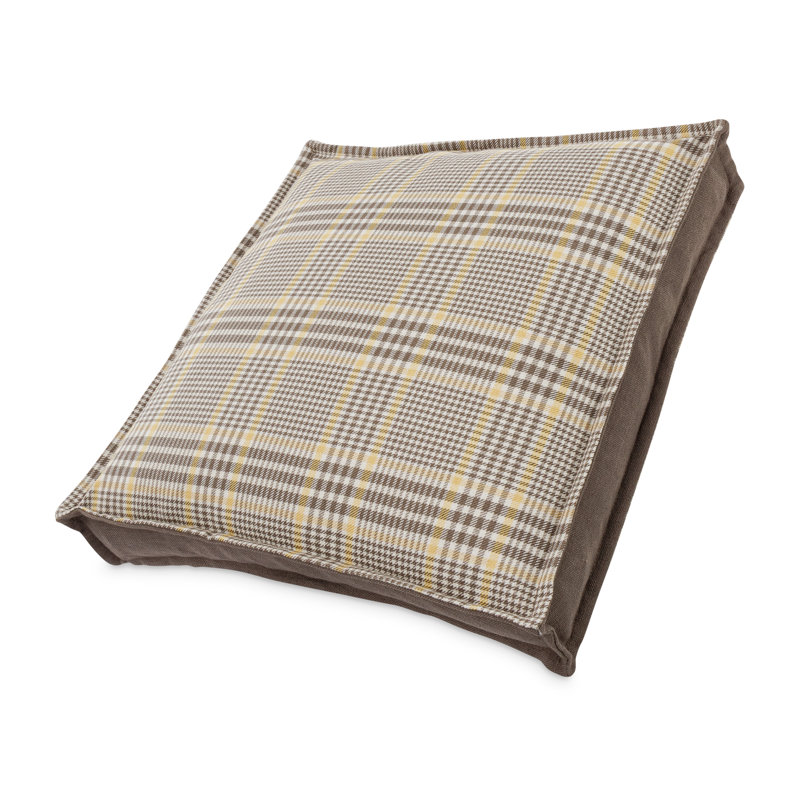 Newport Leeds Square Pillow Cover & Insert, Pewter