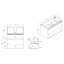 Ensemble de meuble-lavabo flottant avec lavabo mural 36 po Khaleia-576162760-576162761