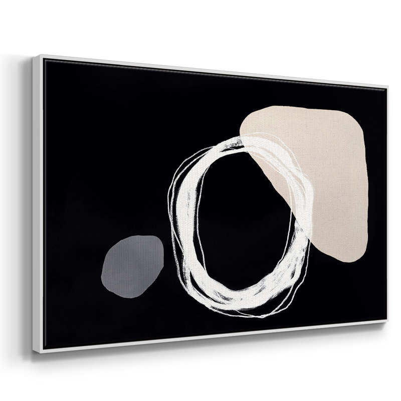 «Simply Stated III», reproduction d'art sur toile, H 17 po x l 25 po x P 2 po, Blanc