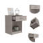1-Drawer 1-Shelf Nightstand