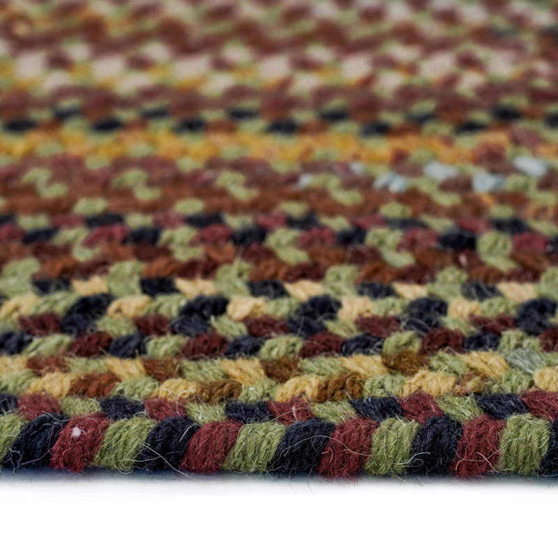 Fort Lupton Wool Indoor Rug, Oval 4' x 6'
