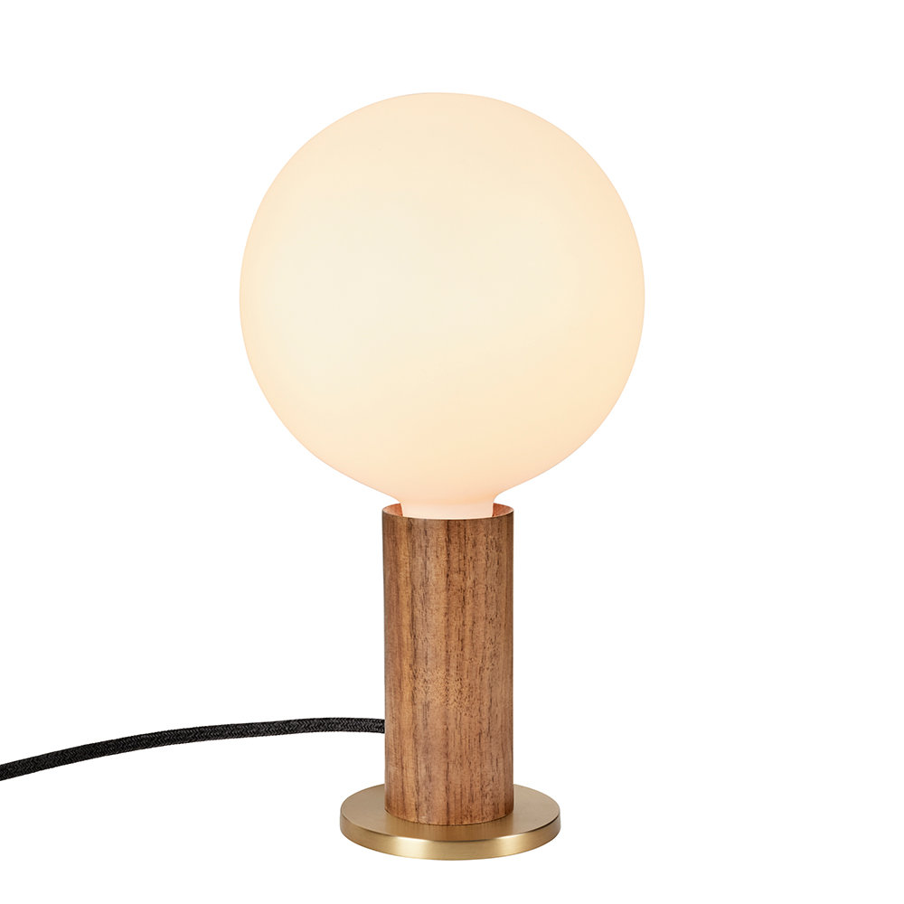 Knuckle Globe Lamp, Walnut