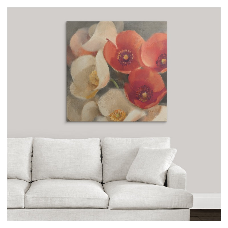 « iii »» albena hristova,, impression Poppies Bloom, H 35 po x l 35 po x P 1,5 po, Toile