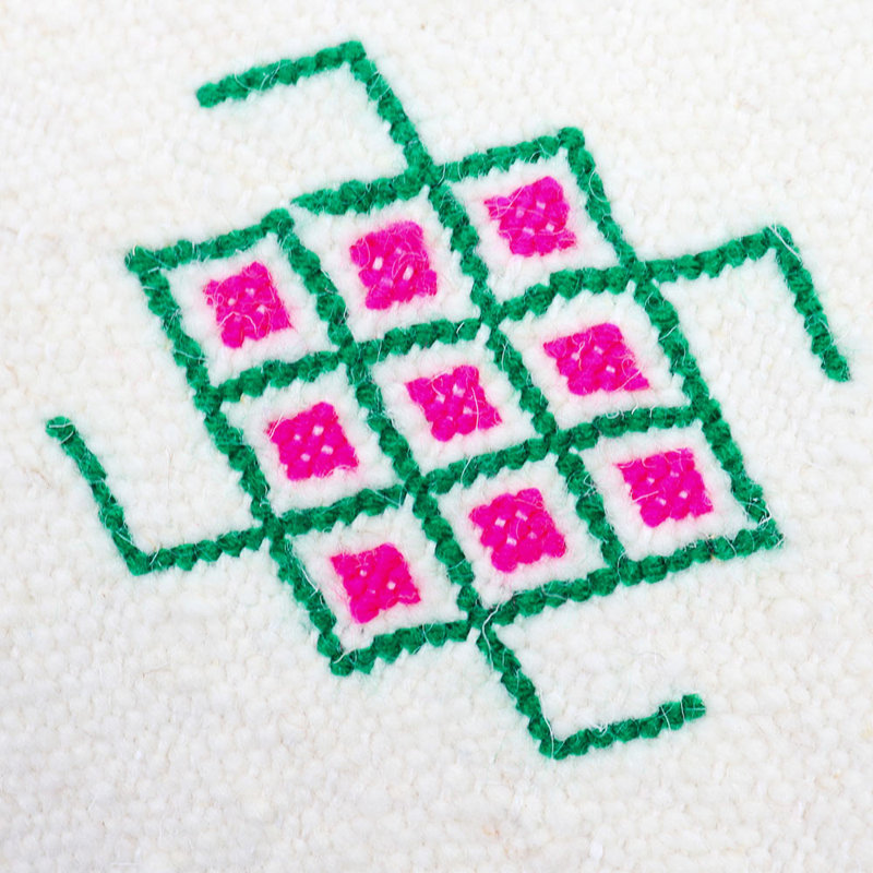 Square Pillow Cover, Geometric 3