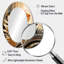 Funky Foliage In Terracotta Tons - Miroir mural moderne ovale-205428696