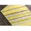 Tapis moderne en laine à rayures touffetées à la main vert, jaune et gris Ailey