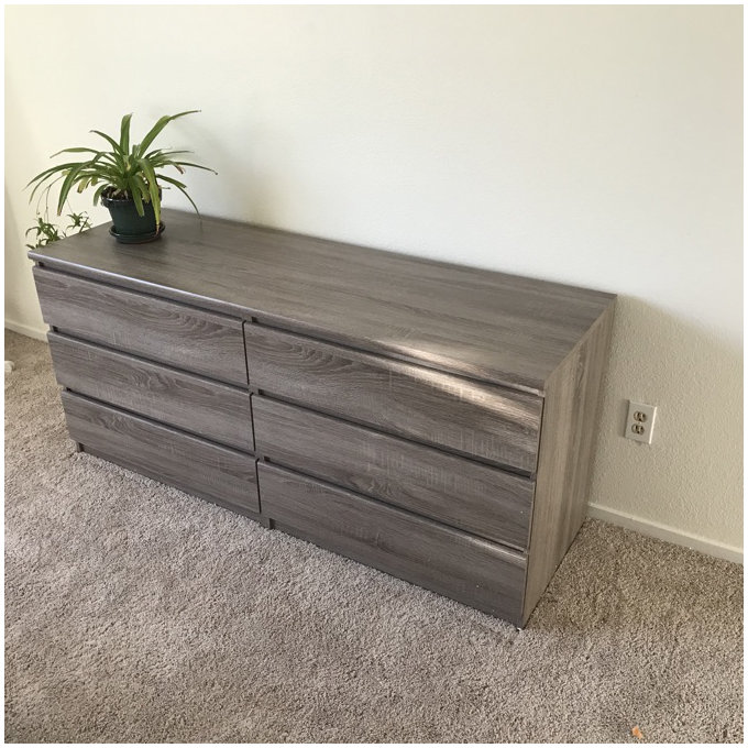 Zipcode Design Jada 6 Drawer 60.5" W Double Dresser & Reviews | Wayfair