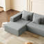 Canapé modulaire en velours côtelé doux et confortable-1138491679