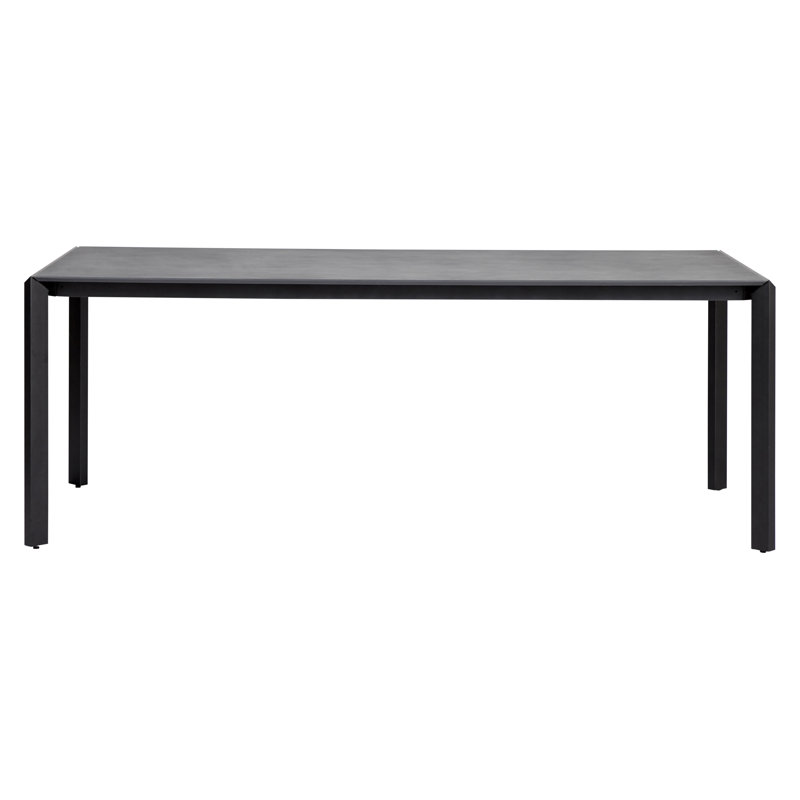 Kritina Rectangular 6 - Person 200Cm Long Dining Set, Dark Grey