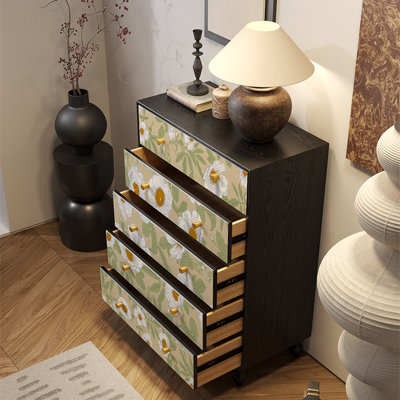 Armoire à quatre tiroirs en bois massif de style chinois