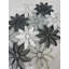 Tuscany 12 in. x 12 in. Glass & Stone Handmade Flower Mosaic Decorative Kitchen & Bathroom Wall Tile