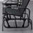 Single Outdoor Glider Chair with High Back, Mesh Fabric, and Lightweight Build-955319757