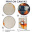 Impression sur toile Orange Orange-150012090-150012091