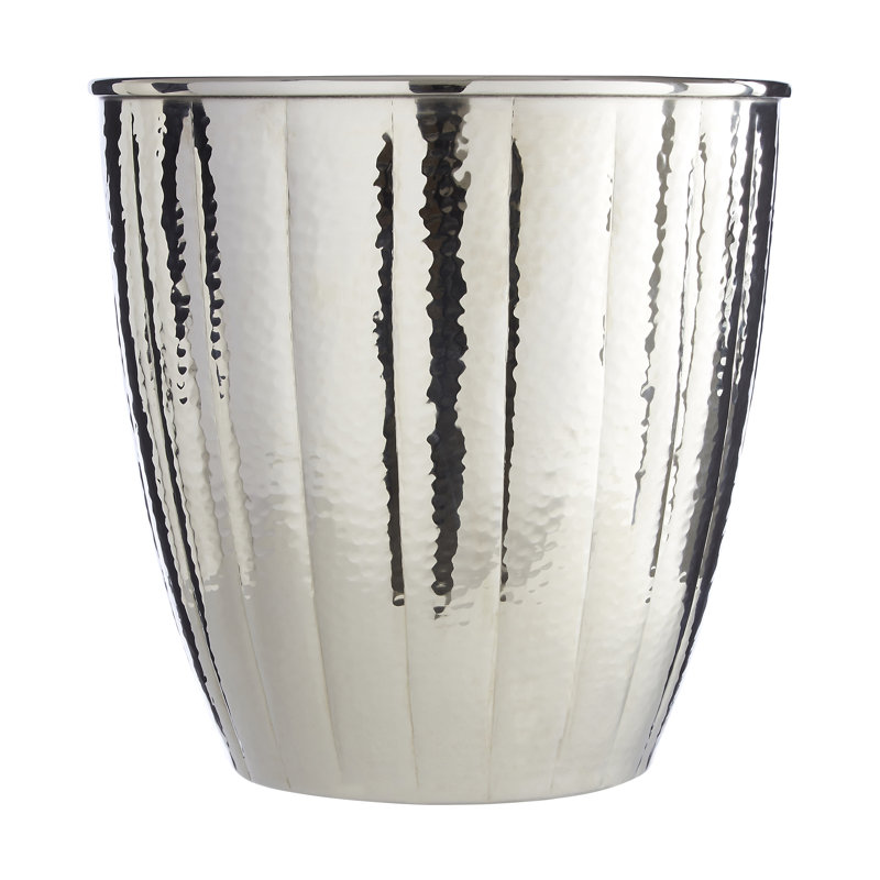 Steel Open Waste Bin - 7.1L, Nickel