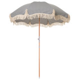 PREMIUM BEACH UMBRELLA - LAURENS NAVY STRIPE