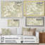 «Dogwood in Spring Neutral», reproduction d'art sur toile-632156342-632158490-568667393
