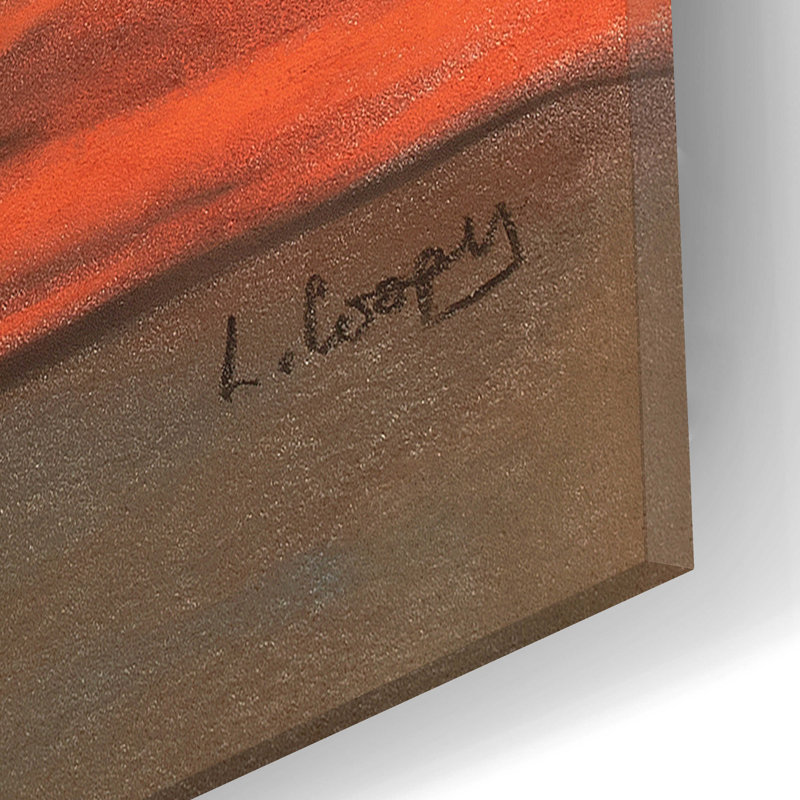 «Evening Repose» par Laurie Cooper, art mural en verre acrylique, H 12 po x l 12 po x P 0,13 po