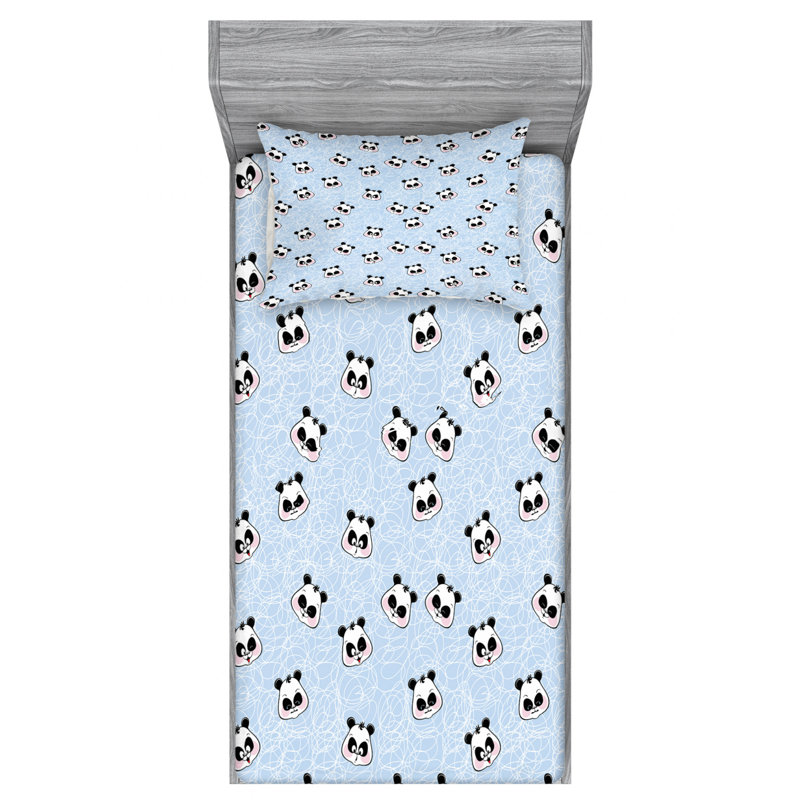 Microfiber Sheet Set, Twin Sheet Set + Fitted Sheet + 2 Pillowcases