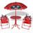 Darrian 3 Piece Kids' Garden Bistro Set with Parasol-37961022
