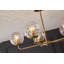 Moonya Glass Semi Flush Mount