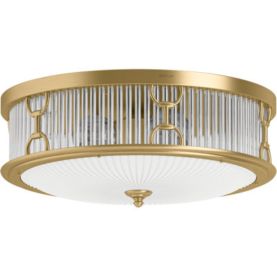 Terret Three-Light Flush-Mount