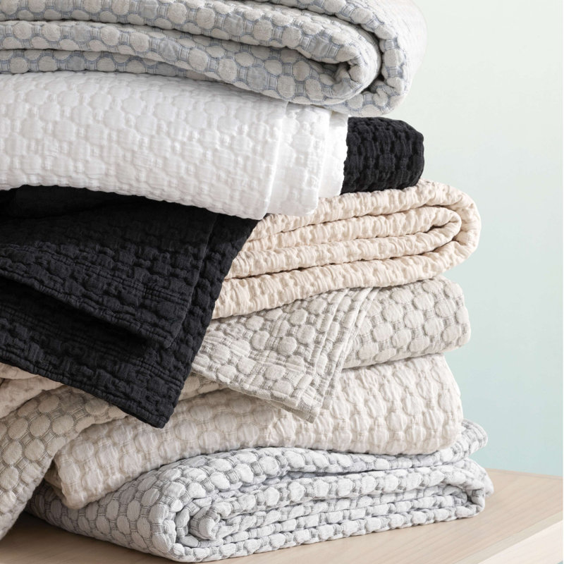 Lodi Matelasse Coverlet, Queen Coverlet, Sand
