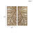Contrasting Two-Tone Wall Panels With Leaf Design Feature Interior Decor Carving