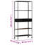 Book Cabinet Rough Mango Wood & Iron-1952653290