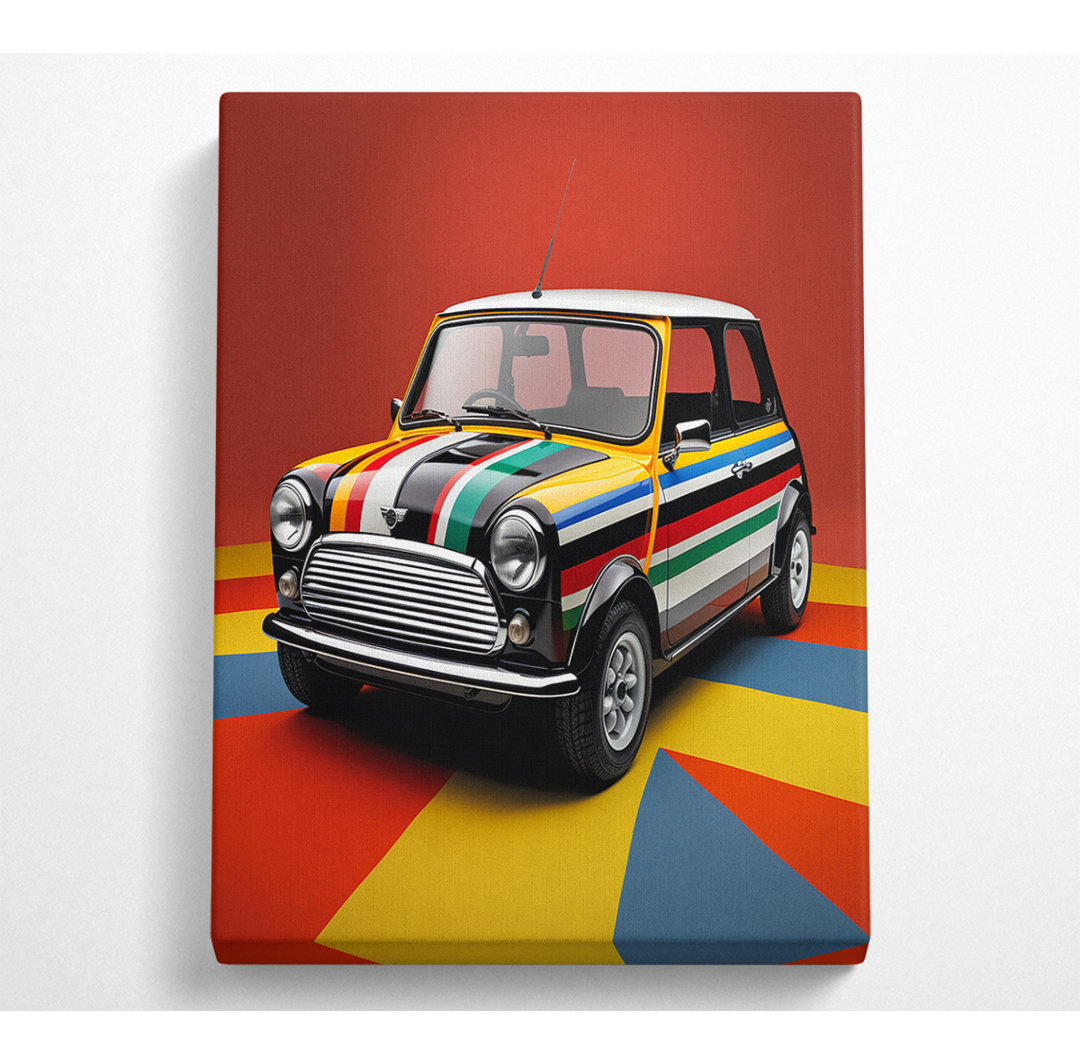 Mini Stripes - Kunstdrucke auf Leinwand - Wrapped Canvas