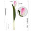 6 pièces de fleurs artificielles tulipes pour table de mariage-194039642