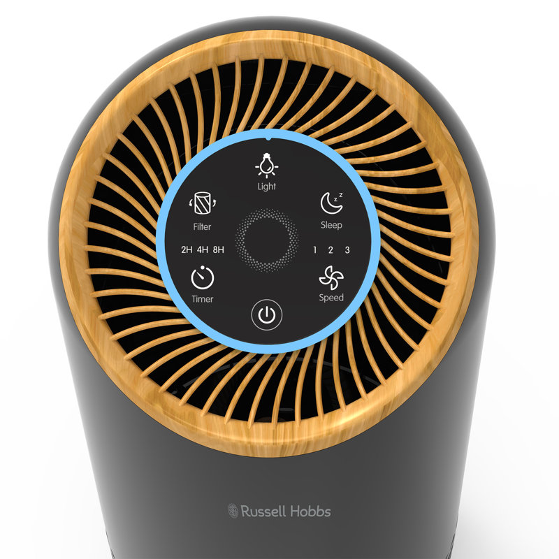 Russell Hobbs, Clean Air Compact 2 Air Purifier, Black