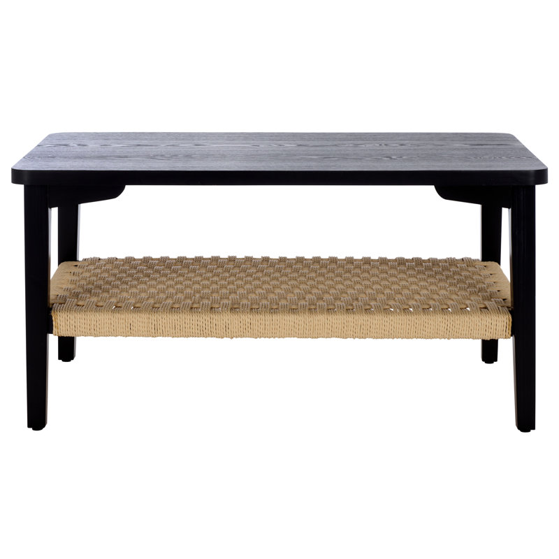 Dino 1 Shelf Coffee Table, Black