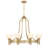 Hoekstra 8-Light Chandelier in Warm Brass-1288509323