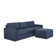 Flex 103'' Upholstered Modular Sofa with Storage Ottoman