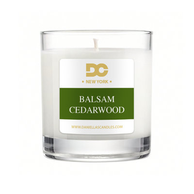 Bougie parfumée Balsam Sedarwood, 50 heures de combustion, cire de soja naturelle