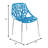 Stackable Dining Side Chairs with Floral Cutout Back and Stainless Steel Legs – Modern Kitchen, Restaurant, or Banquet Seating-617800652