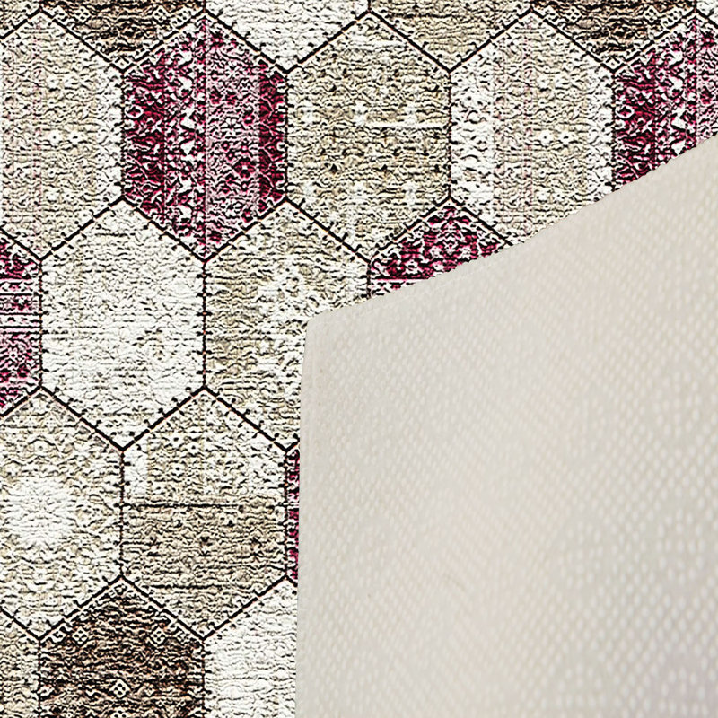 Elegant Hall Carpet, 31.5 x 78.7 inches | 100% Polyester, 0.4 inch Pile Height | Antibacterial, Non-Slip PVC Felt Dot Underside | Machine Washable, Durable Woven Design | Perfect for Entryways & Living Spaces