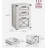 17.7 Wide 3 Drawers Filing Cabinet-1035600166